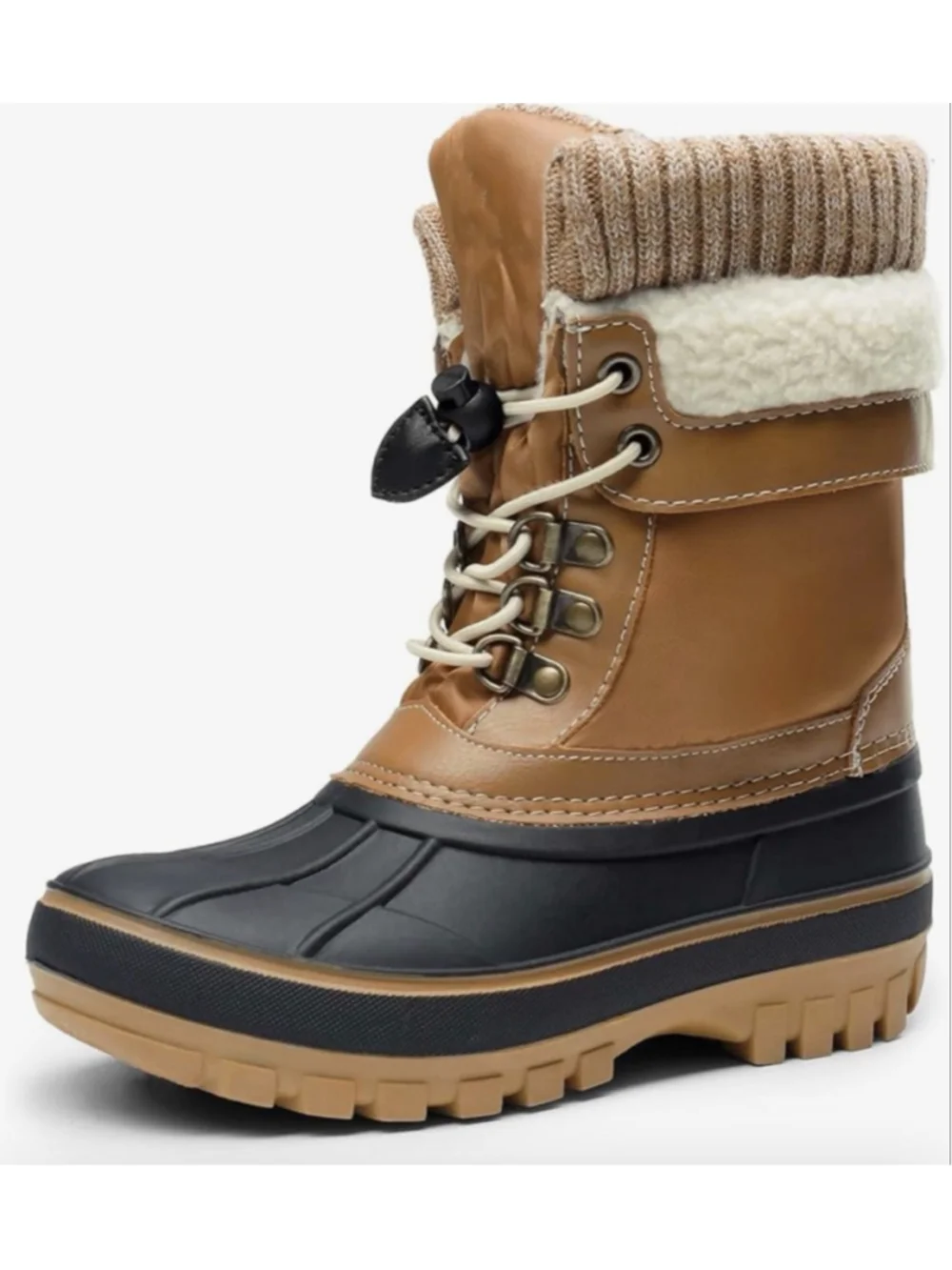 DREAM PAIRS Boys Girls Snow Boots Water-Resistant Outdoor Warm Cozy Anti-Slip 3